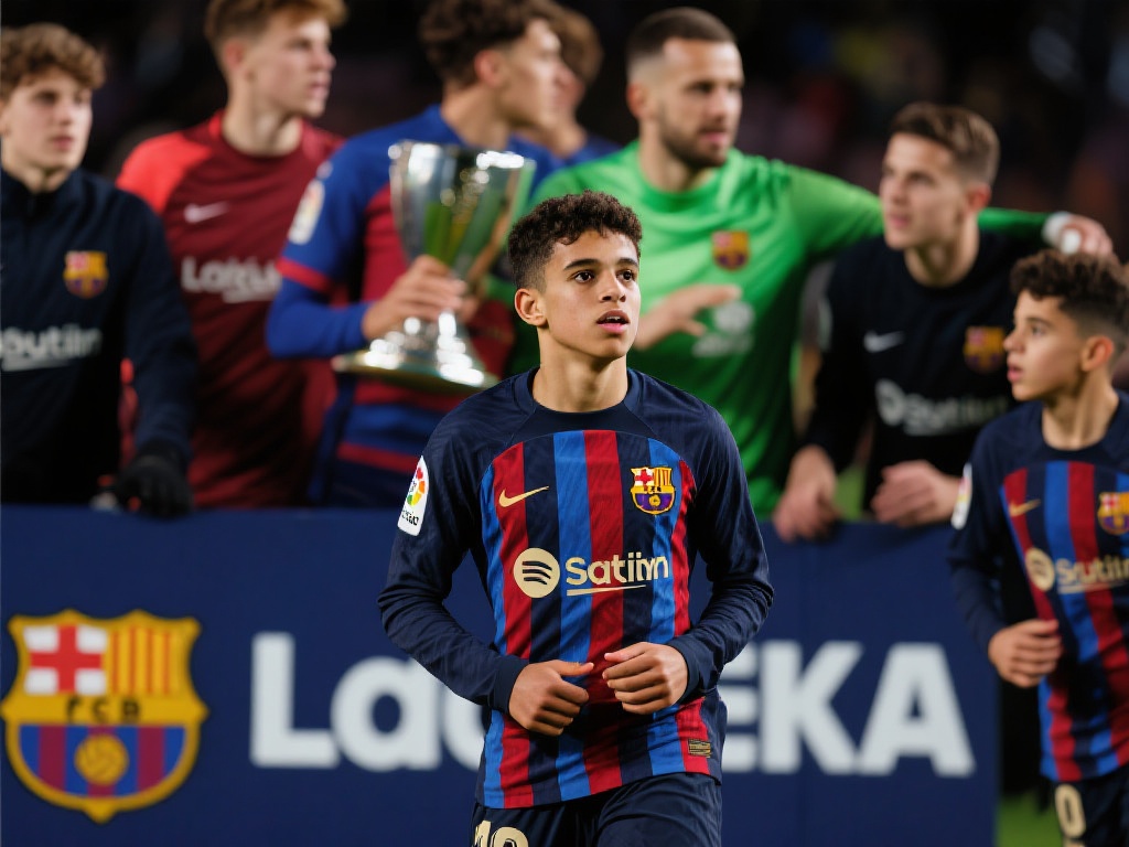 亚马尔:放下欧冠失利,全力以赴争夺联赛冠军 值得一提的是,亚马尔并非孤军奋战。队内其