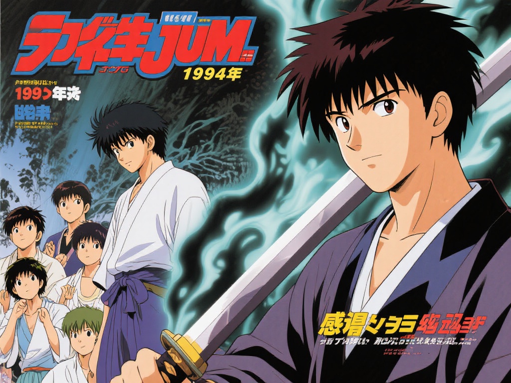 告别幽游白书,迎接浪客剑心!【少年Jump1994年大事记】 对于当时的读者来说,1994年不仅是两部